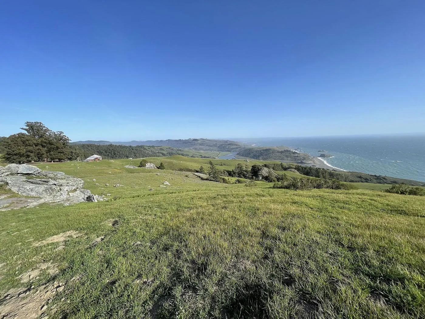 Jenner Headlands above the mouth of the Russian River